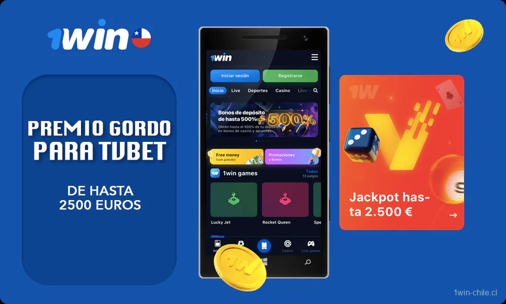 Más información sobre Premio gordo de hasta 2500 euros para TVBet en 1win