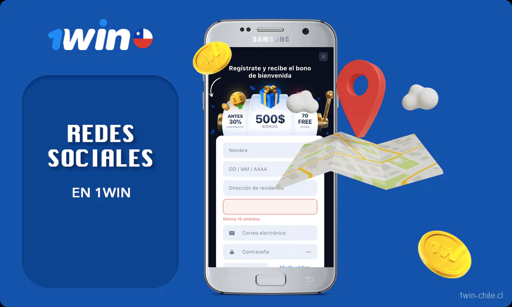 Consejos para registrarse en Redes sociales en 1win