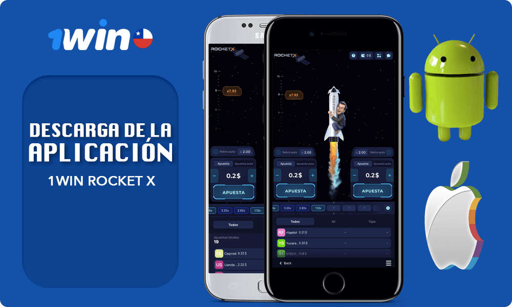 1win Guía de descarga de la aplicación Rocket X