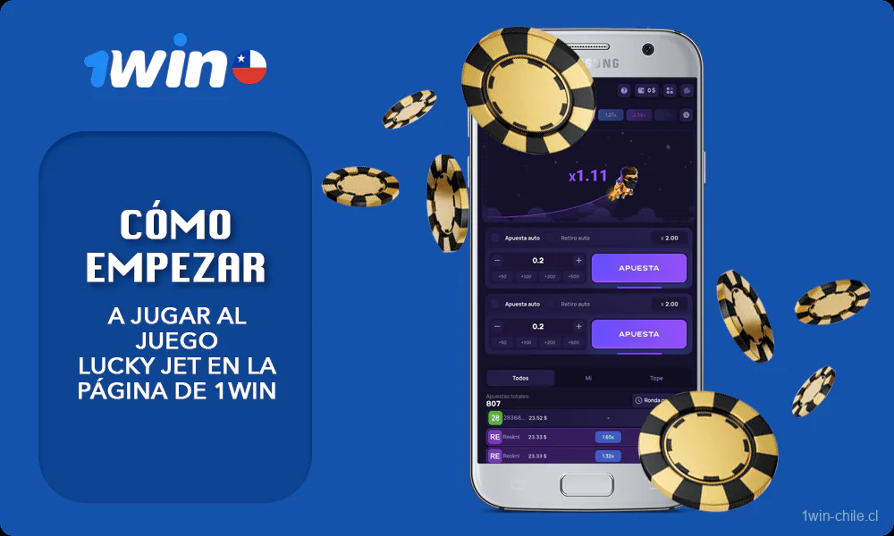 Unos sencillos pasos sobre cómo empezar a jugar al juego Lucky Jet en la página de 1win