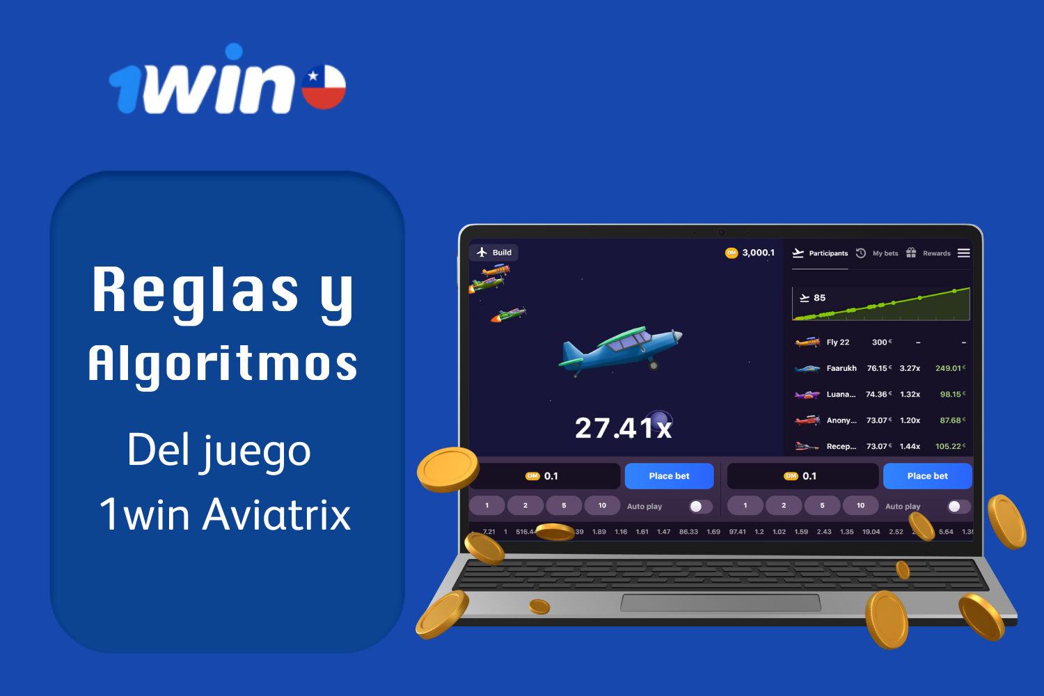 Habiendo estudiado las reglas y algoritmos de 1win Aviatrix, los jugadores de Chile podrán ganar fácilmente.