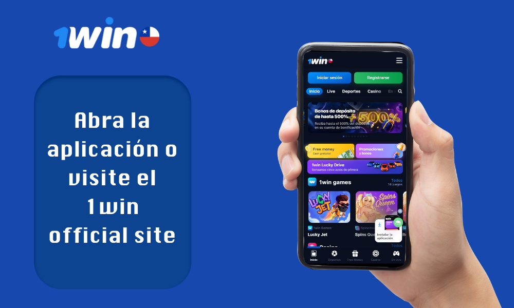 Para acceder a su cuenta 1win, los usuarios de Chile deben abrir la aplicación 1win o la página web oficial