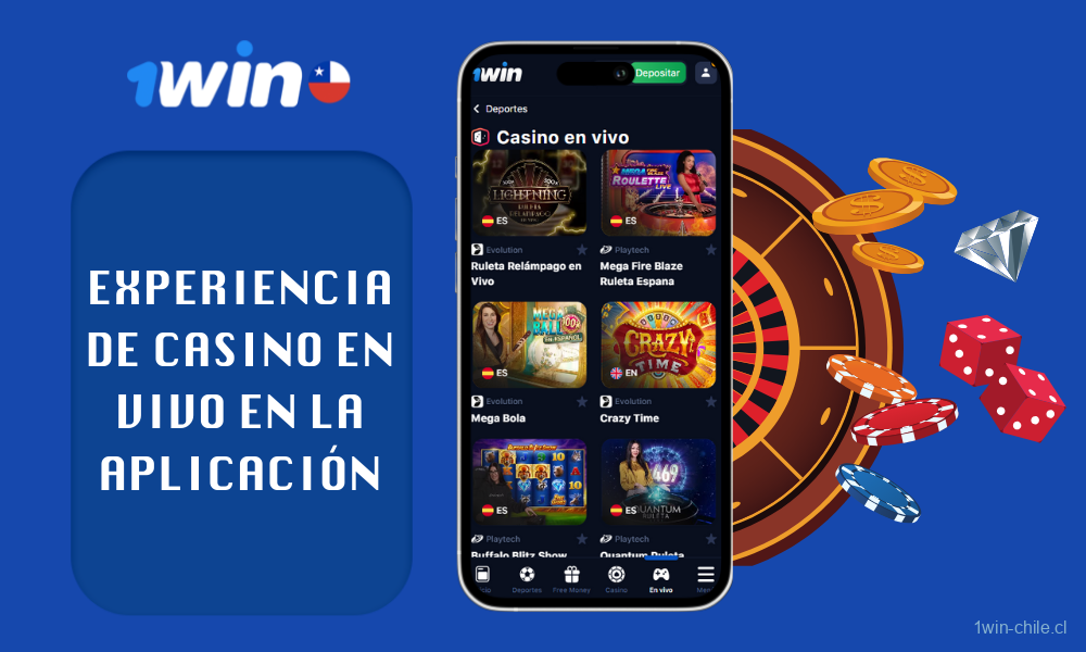 La aplicación 1win ofrece a los jugadores chilenos una experiencia de casino en vivo con juegos aptos para móviles, apuestas sencillas y streaming de alta calidad