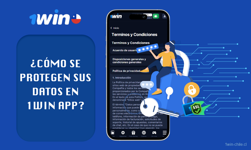 1win App protege los datos de los usuarios de Chile con encriptación SSL, pasarelas de pago seguras, auditorías periódicas y cumplimiento de la política de privacidad