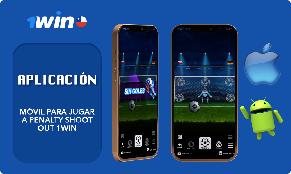 Penalty Shoot Out funciona perfecto en móviles y está en la app 1win