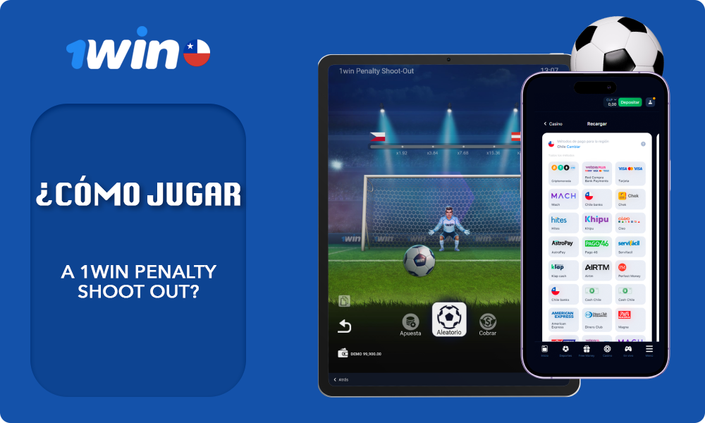 Para empezar a jugar a Penalty Shoot Out en 1win los jugadores de Chile tienen que crear una cuenta y hacer un depósito