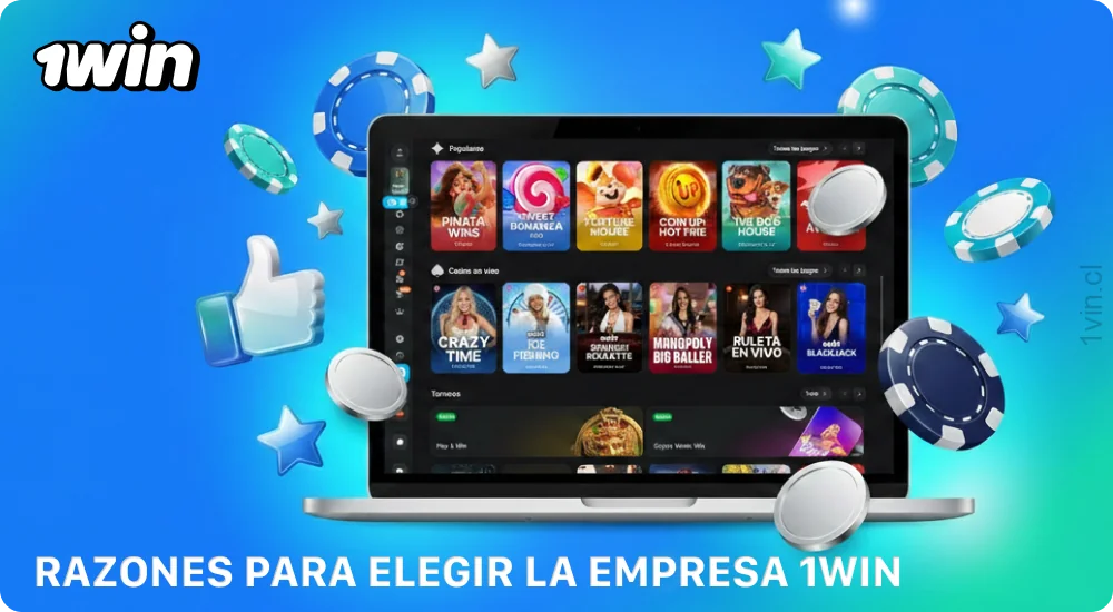 1win Chile ofrece una amplia variedad de apuestas y juegos, bonos, métodos de pago convenientes en CLP y protección de datos